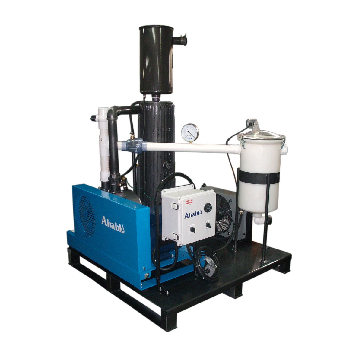 3 HP Airablo Vacuum Pump w/Flood Oil System and Oil Cooler Kit (30 cfm)
