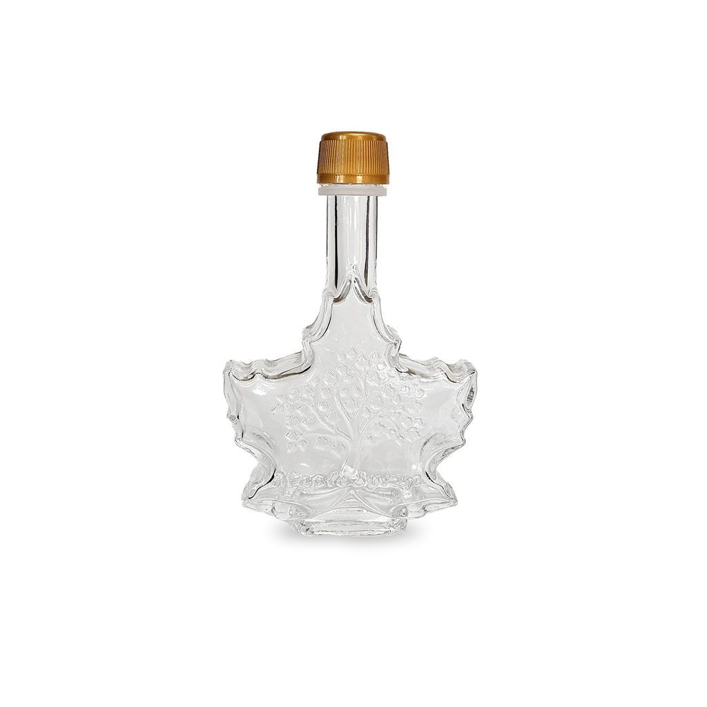1.7oz/50ml Leaf Glass Nip with Tree — Bascom Maple Farms Inc