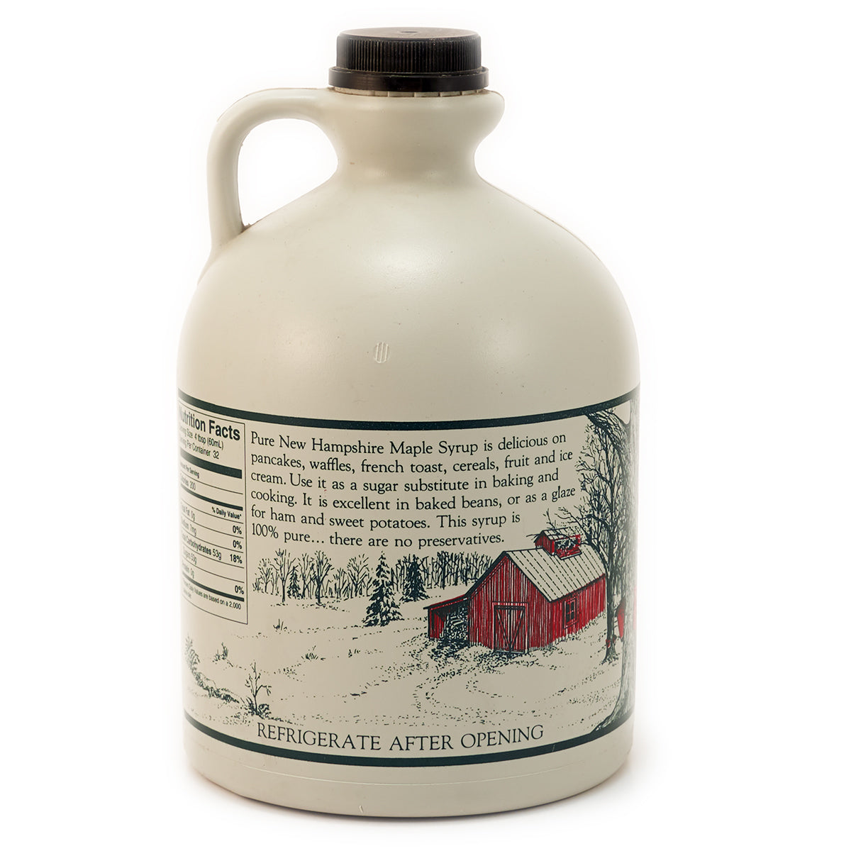 1/2 Gallon Plastic Jug of Grade A Dark Color - Robust Taste Maple Syrup
