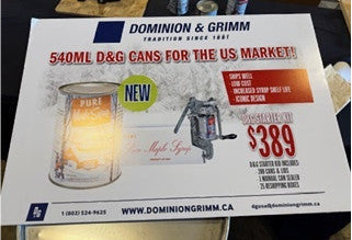 D&G Can Bundle: Sealer, 540ml Can, & 25 Boxes