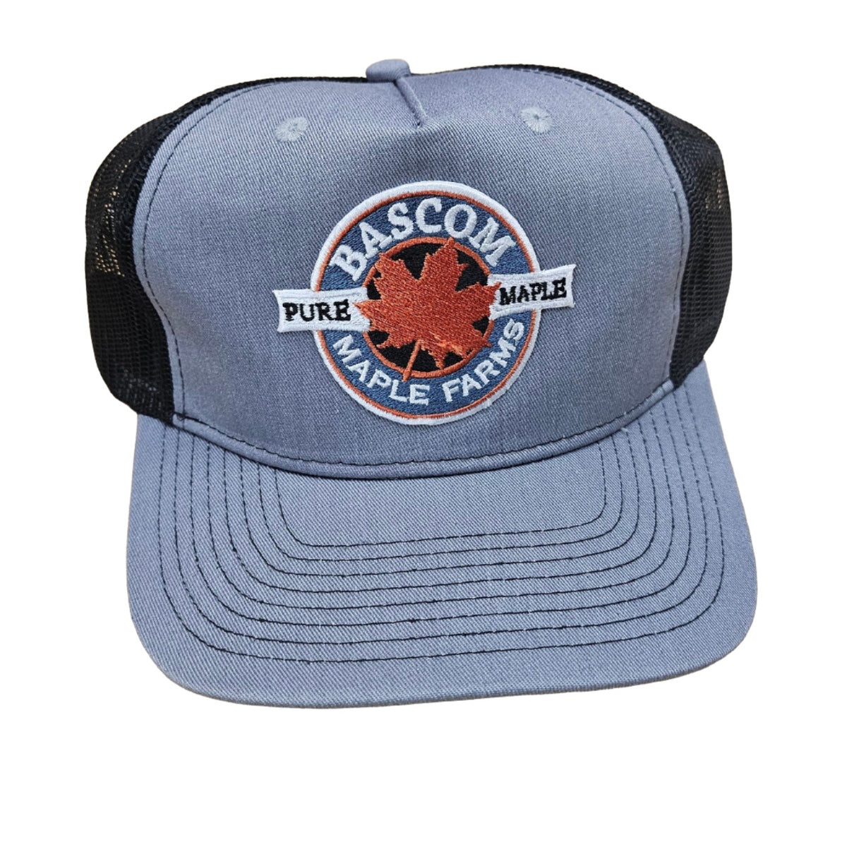 Bascom Hat Grey with Logo — Bascom Maple Farms Inc