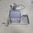 Used 7 1/2" Leader Plastic Filter Press w/5 Frames and an Air Diaphragm Pump