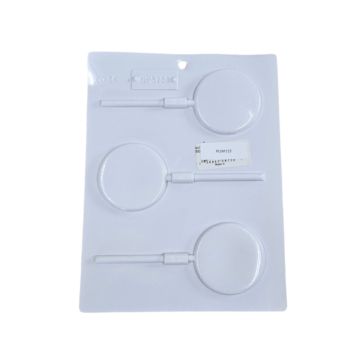 Large Lollipop Plastic Sucker Mold (3 cavities) — Bascom Maple