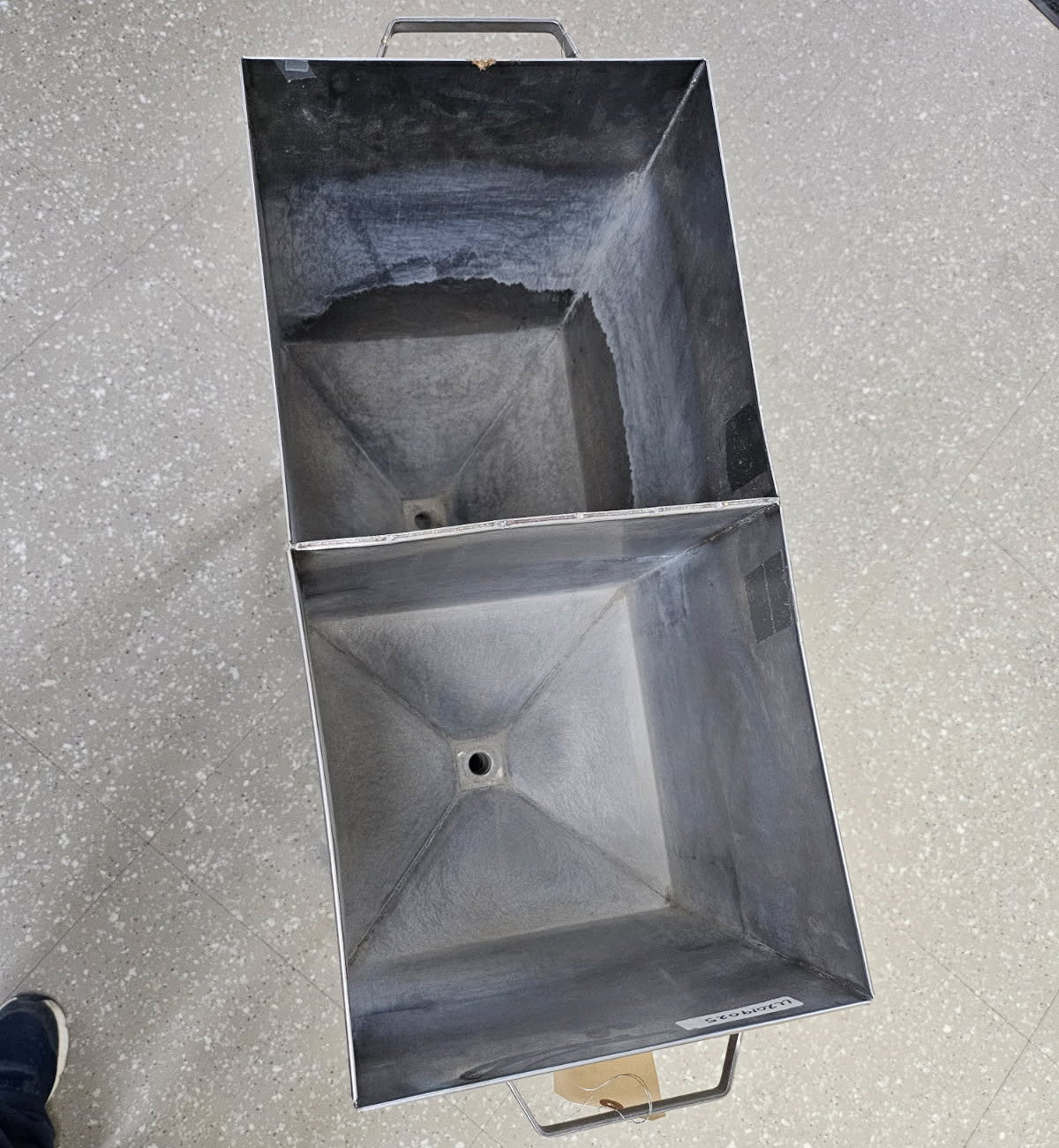 Stainless Double Drawoff Tank (36" high)