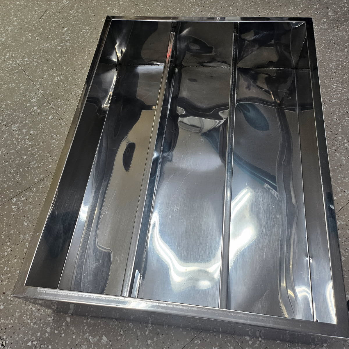 Used Leader 1/2 Pint Welded Syrup Pan w/Valve