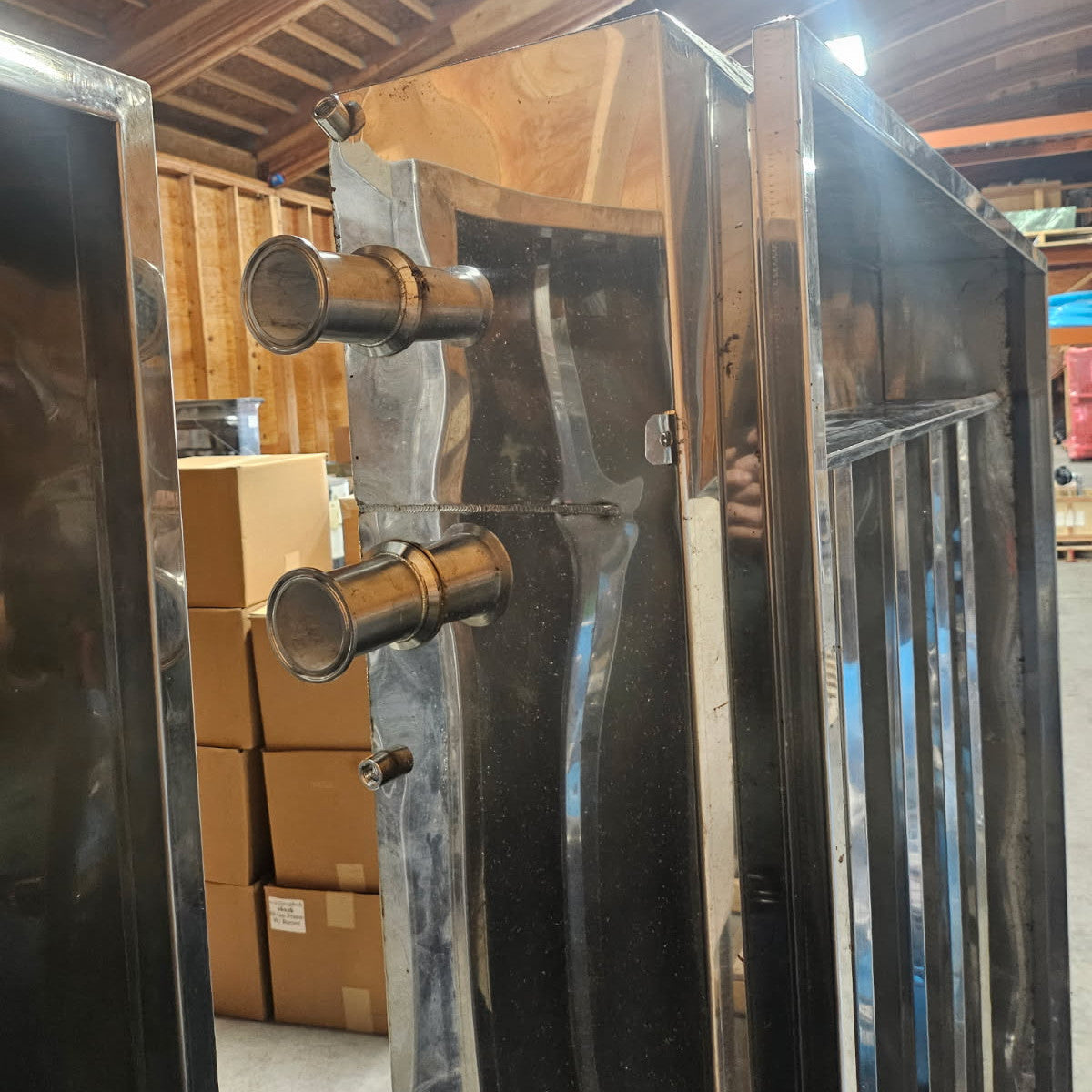 Used 5'x6' Leader Revolution Syup Pan (Left Draw) with Float Box and Fittings