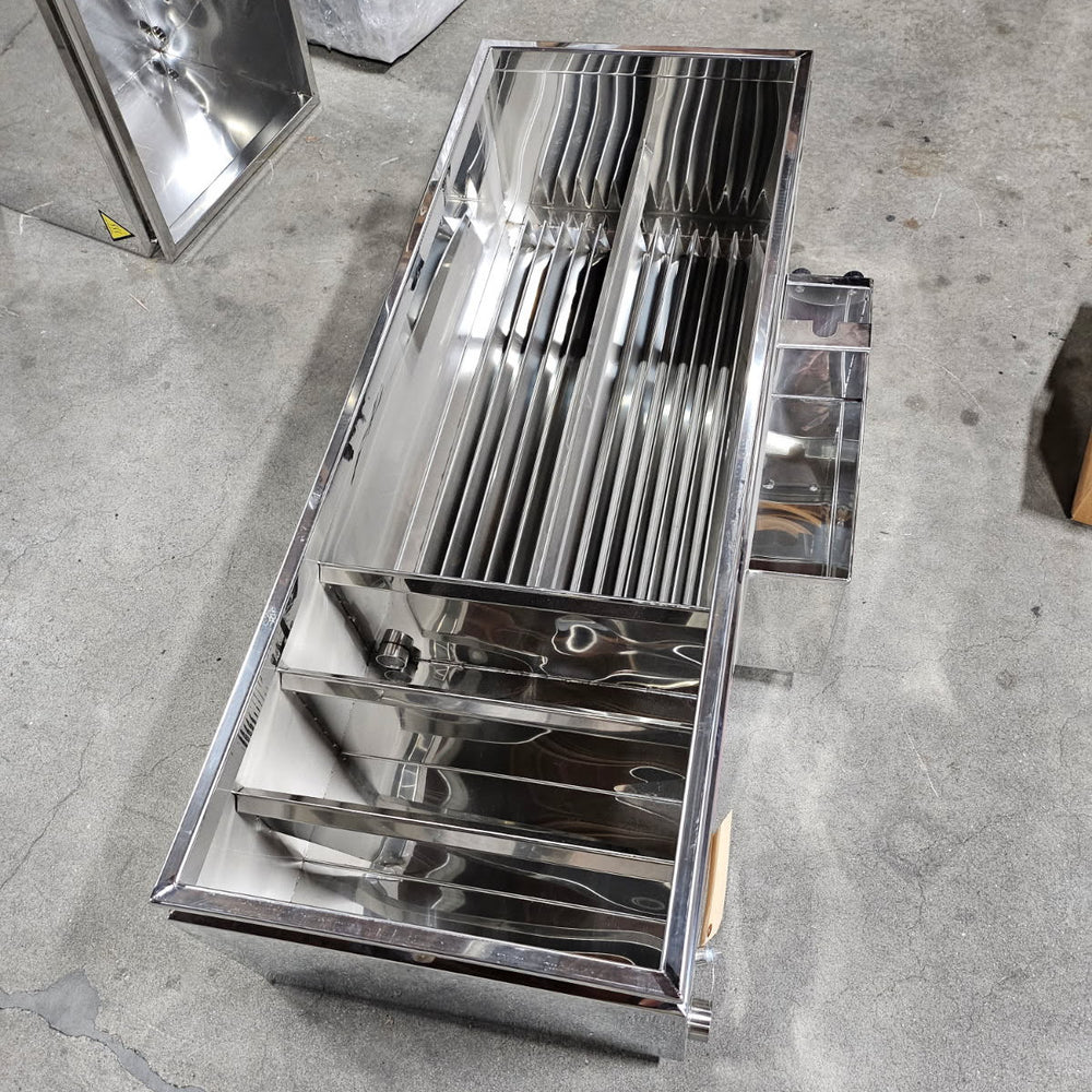 18"x4' Lapierre Accordion Pan w/Shallow Flues (New)