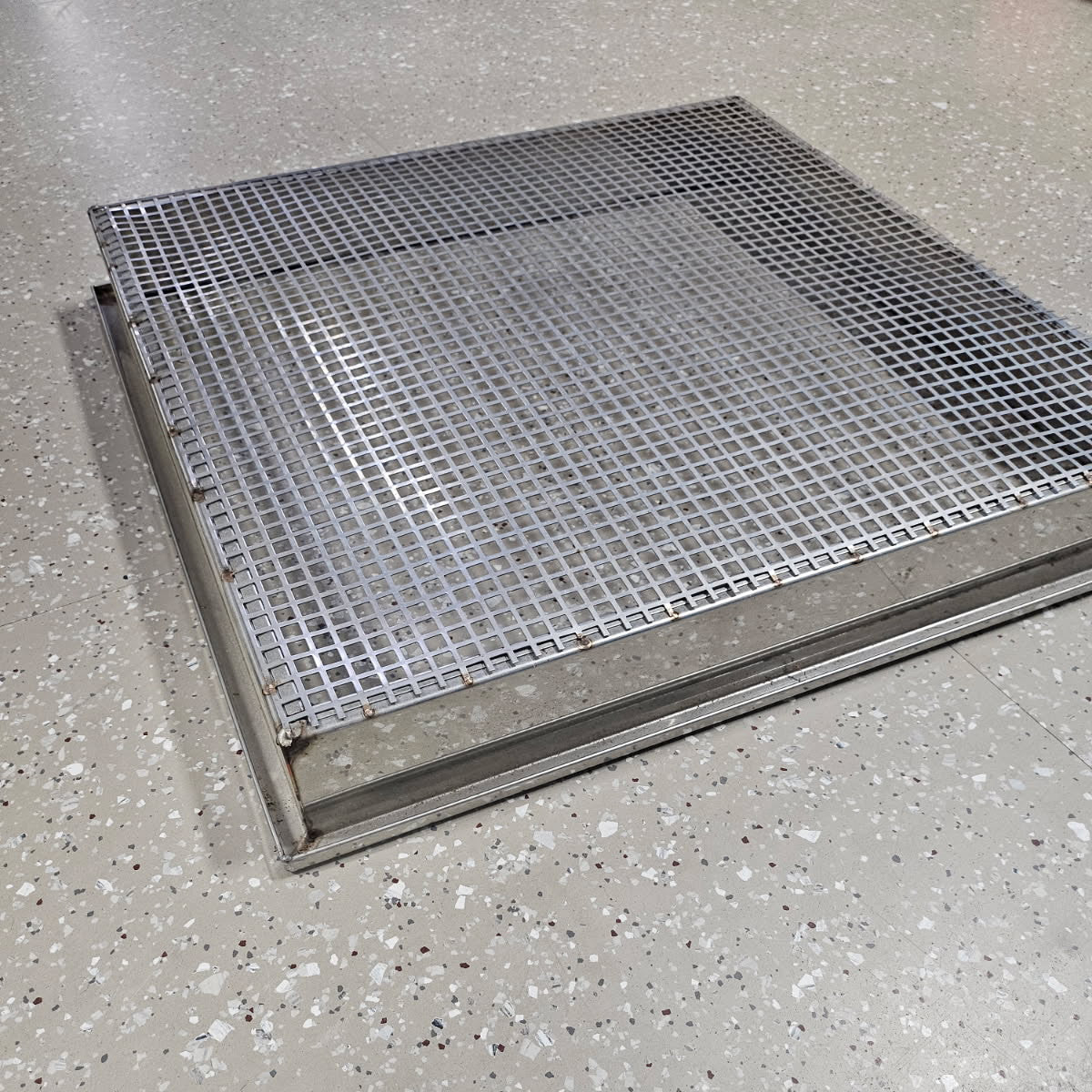 24"x24" Stainless Filter Rack