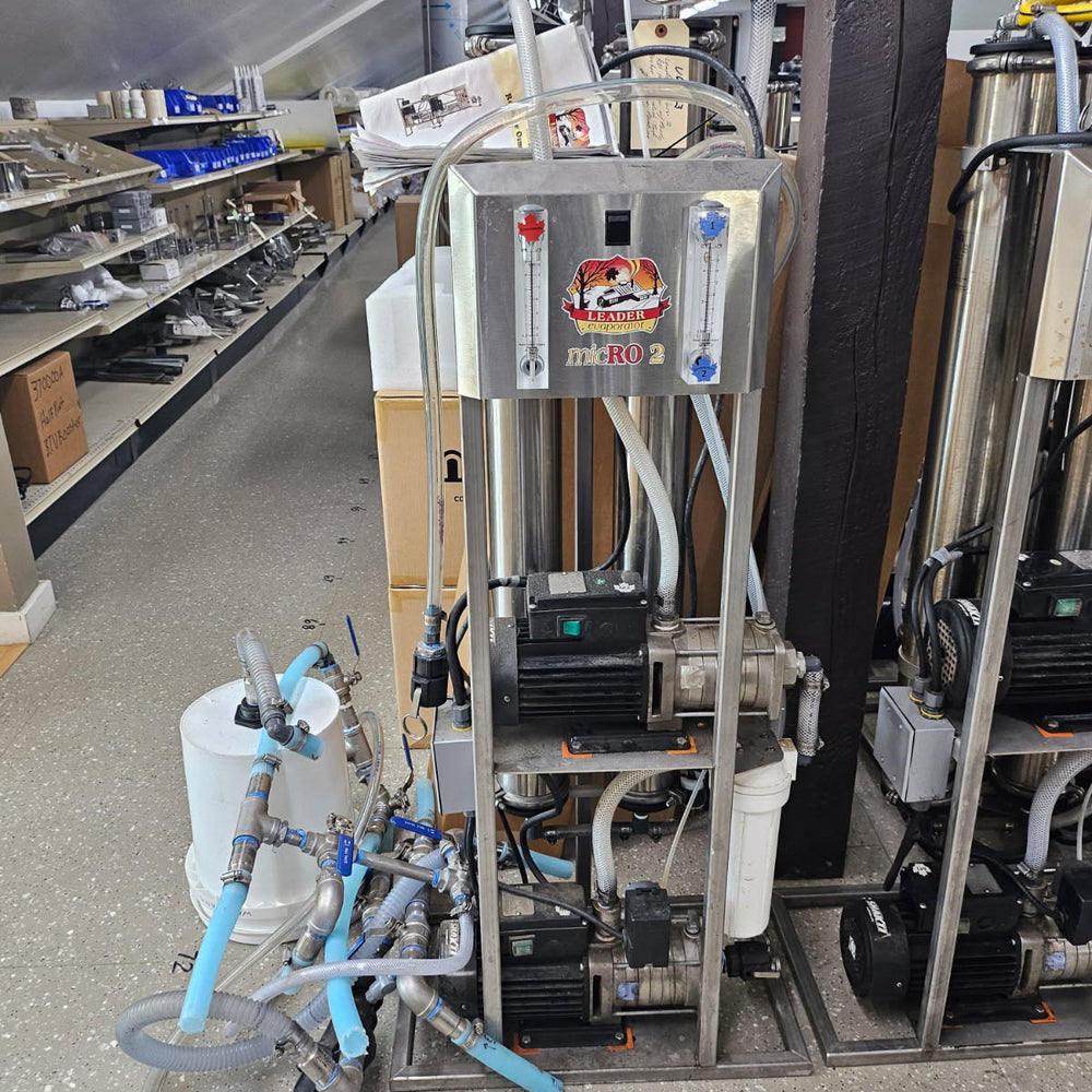Leader Micro 2 RO Machine w/Plastic Bucket for a Wash Tank and some Plumbing