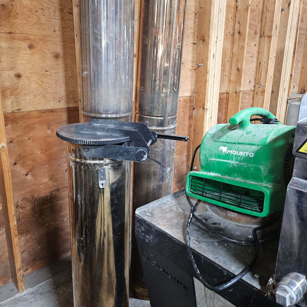 2'x8' Lapierre Vision Evaporator with Cross Flow Pans, Blower and Fire Bricks