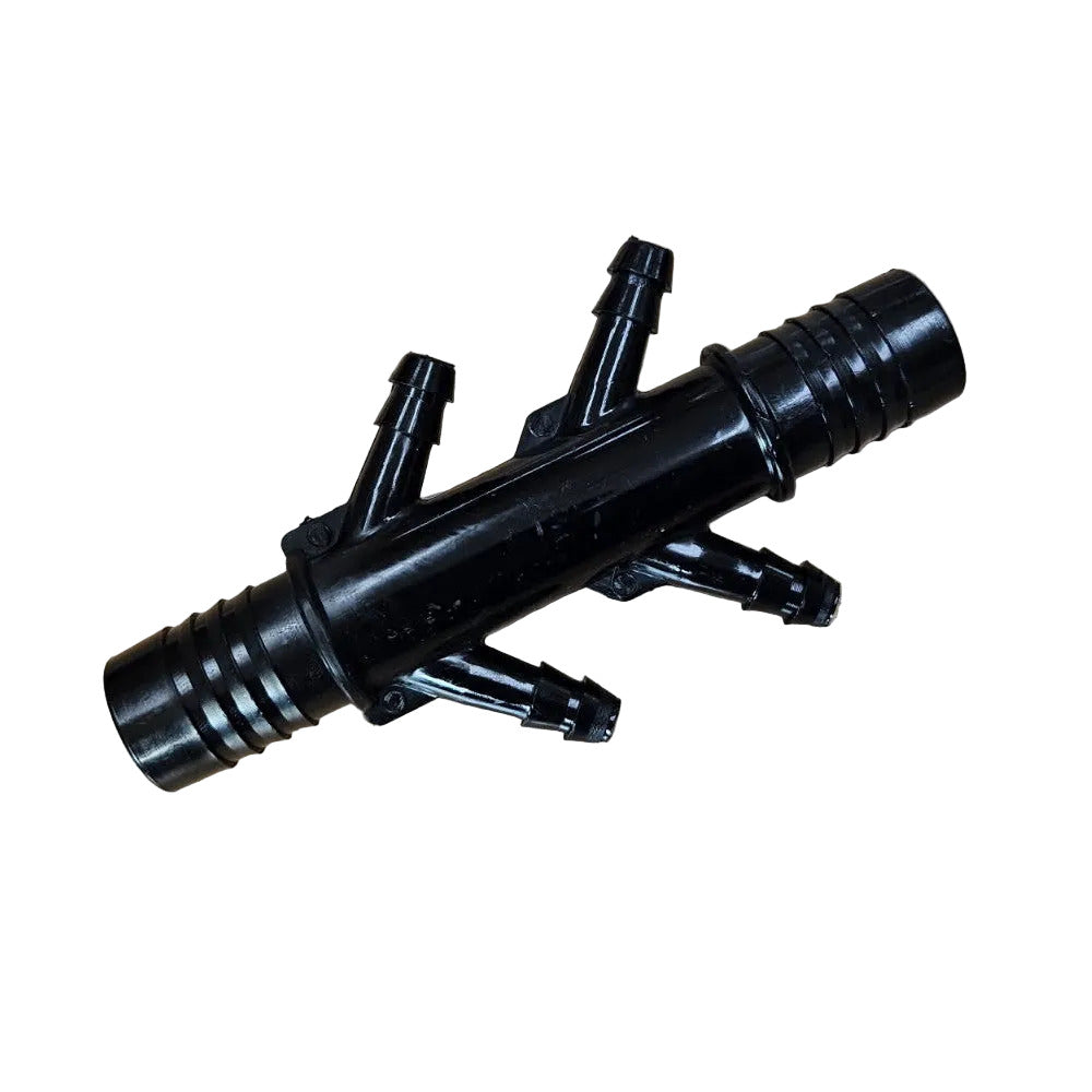 3/4" Mainline Tee with 5/16" Tubing Barbs