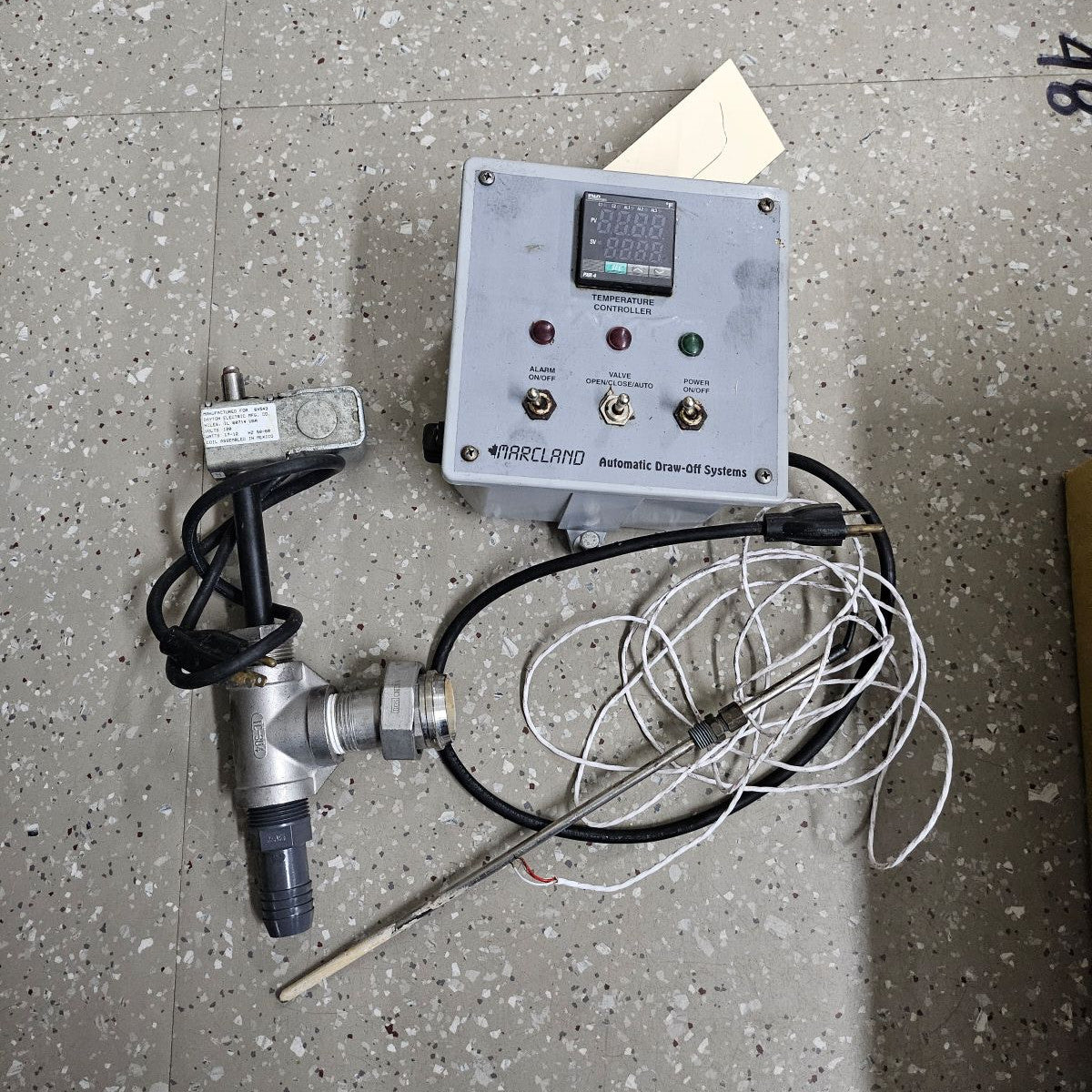 Used Marcland Auto-Drawoff w/valve and Probe