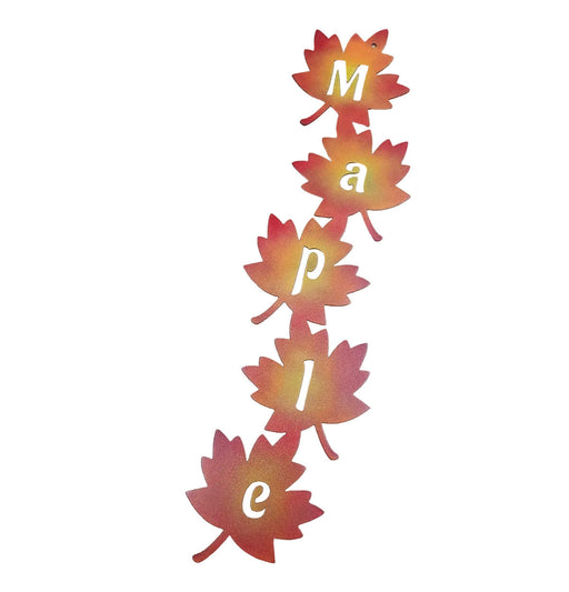 Metal Five Leaves Falling