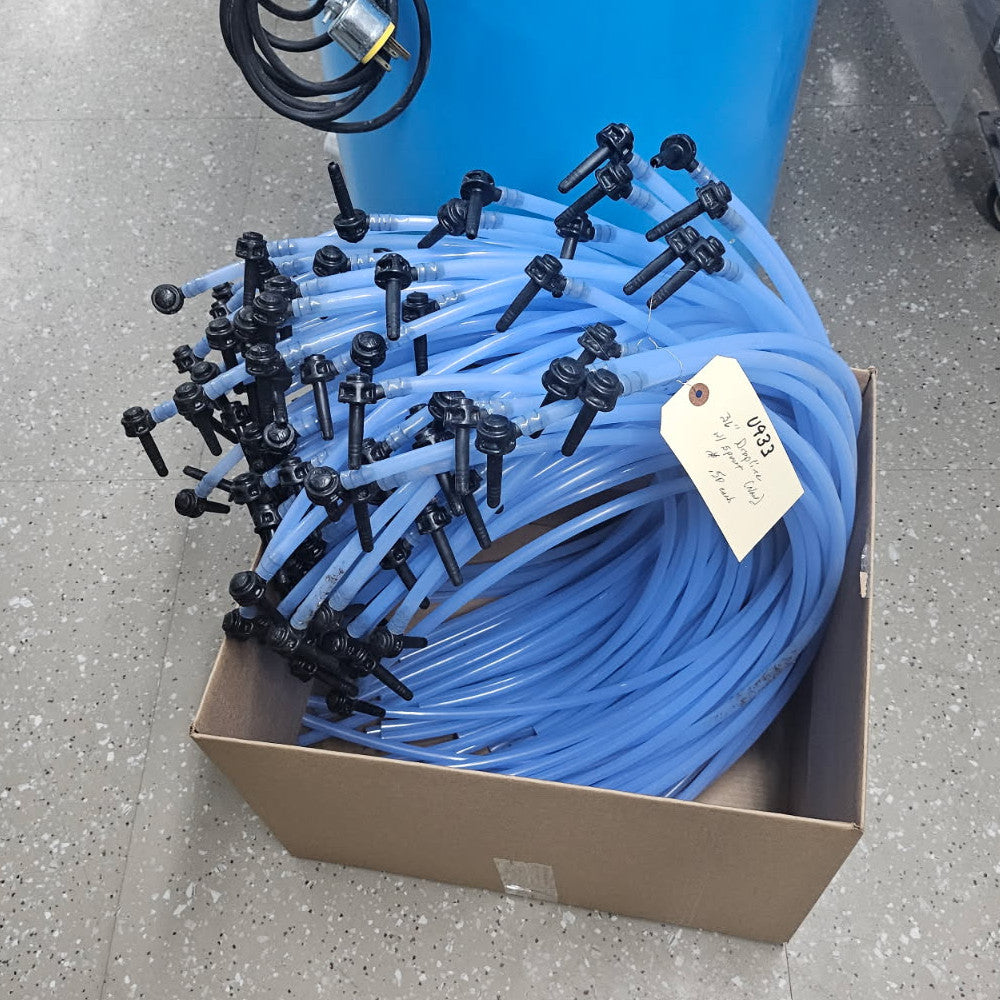 36" Droplines with Spout