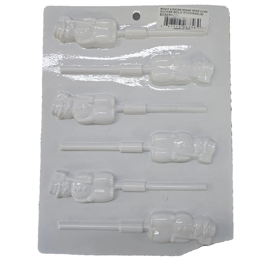 Snowmen Plastic Sucker Mold