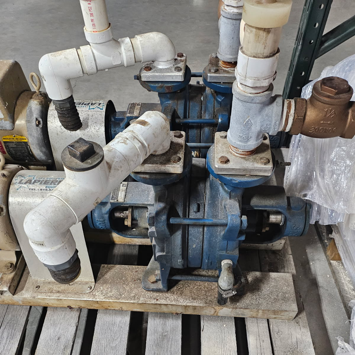 Used 3 HP SIHI Water Cooled Vacuum Pump