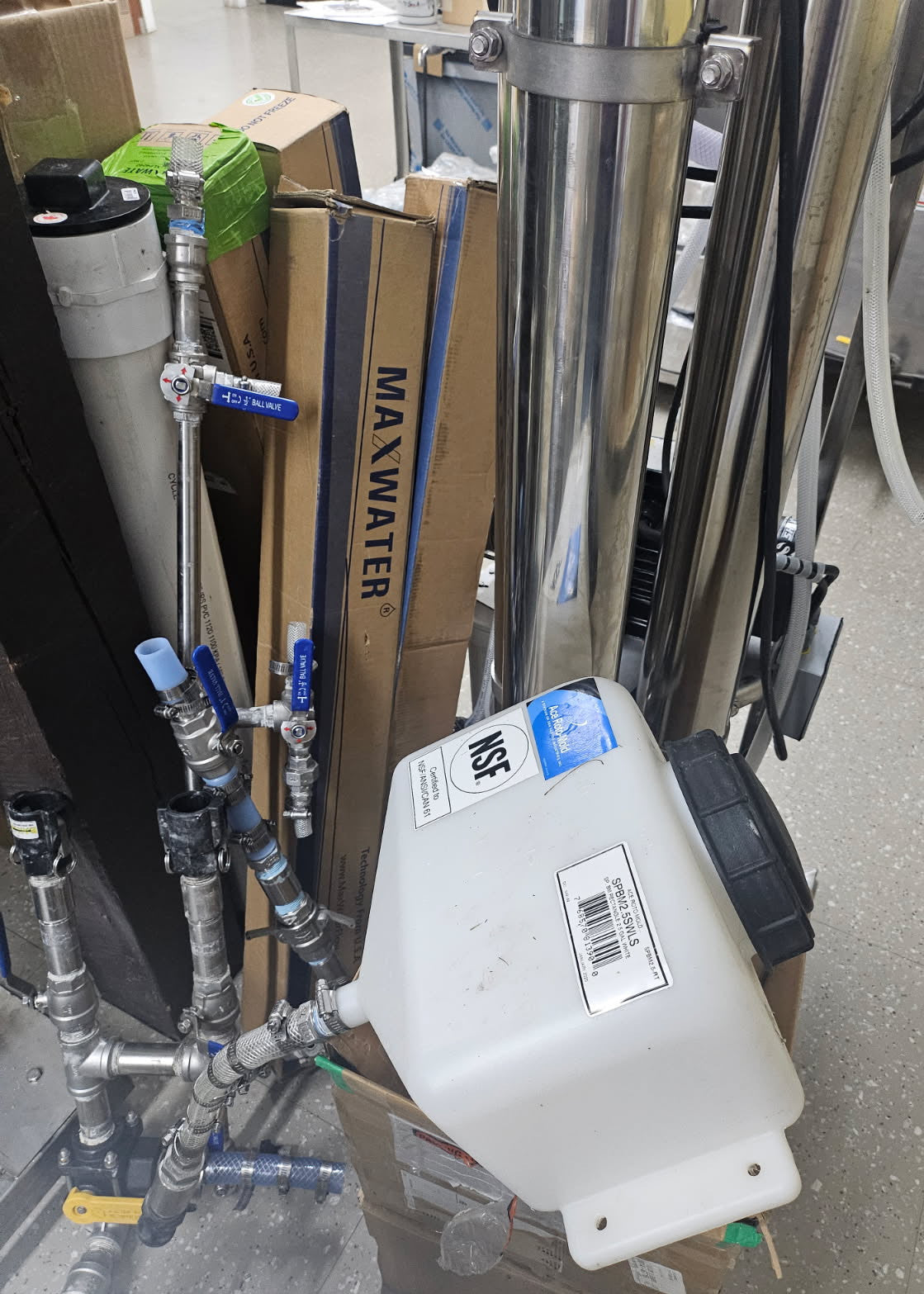 Used Leader Micro3 RO Machine with Wash Tank, New Membranes and More