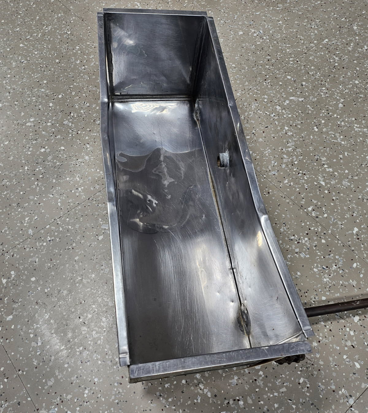 Used 2' Wide Soldered Preheater Pan