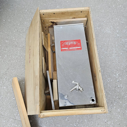 Used Leader 1 Cone Filter Tank with Cover and Valve
