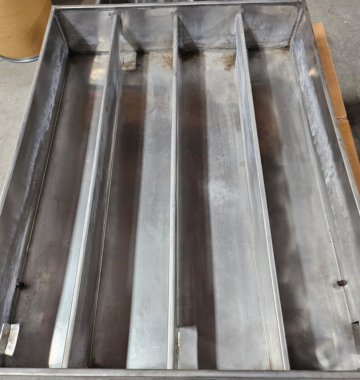3'x10' Set of Leader Lead Free Soldered Drop Flue Pans (made in 1999)