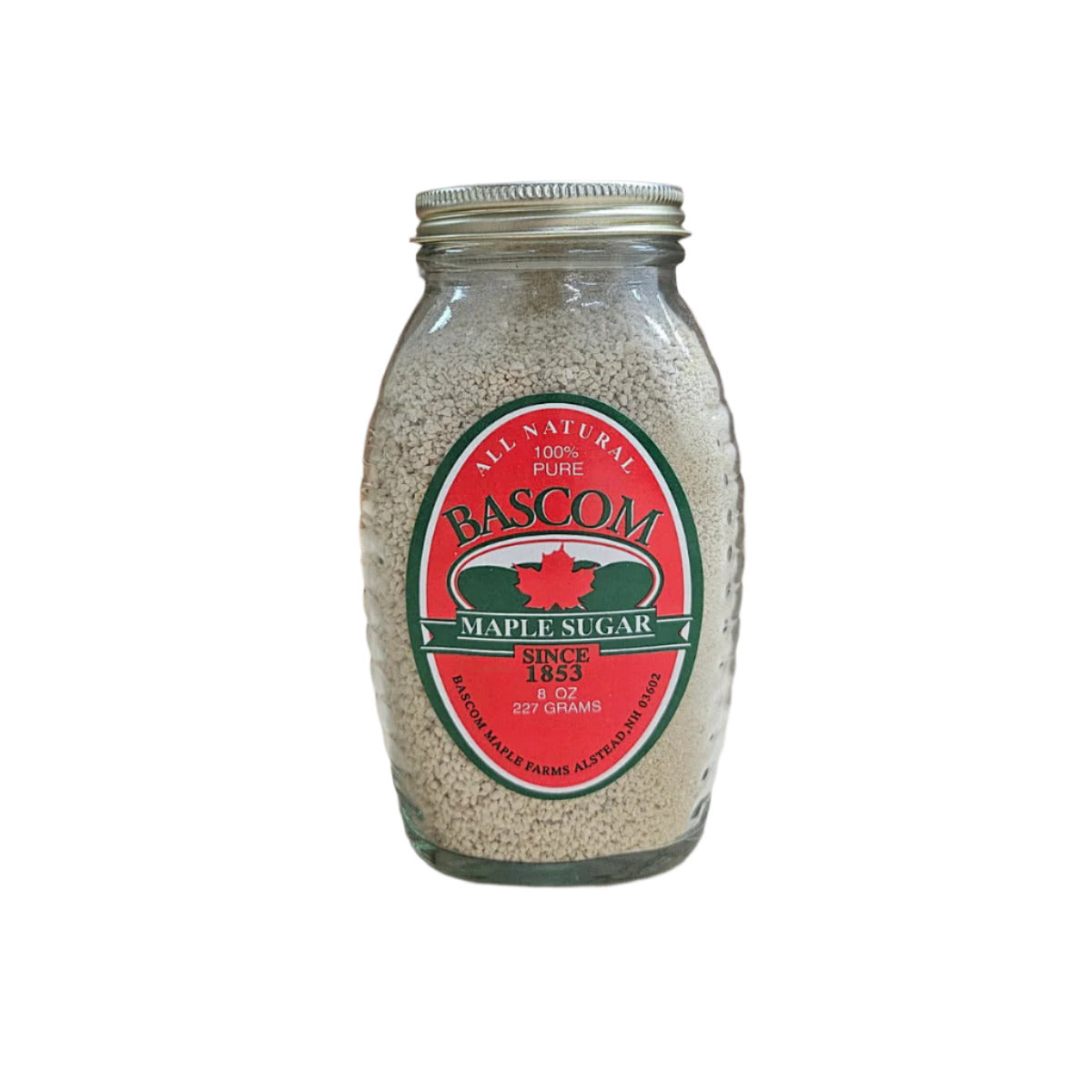 8 oz Glass Pure Maple Sugar — Maple Farms Inc