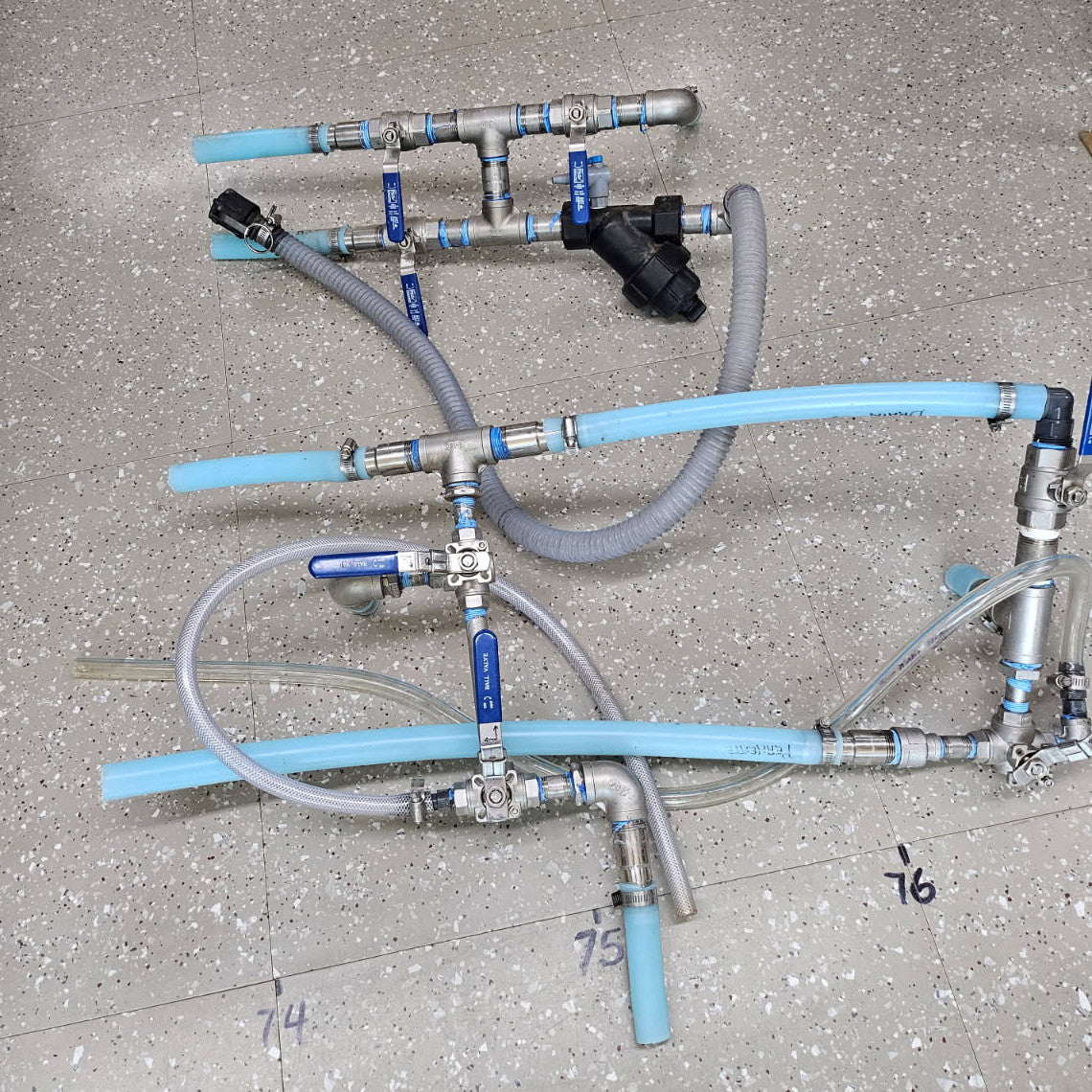 Leader Micro 2 RO Machine w/Plastic Bucket for a Wash Tank and some Plumbing