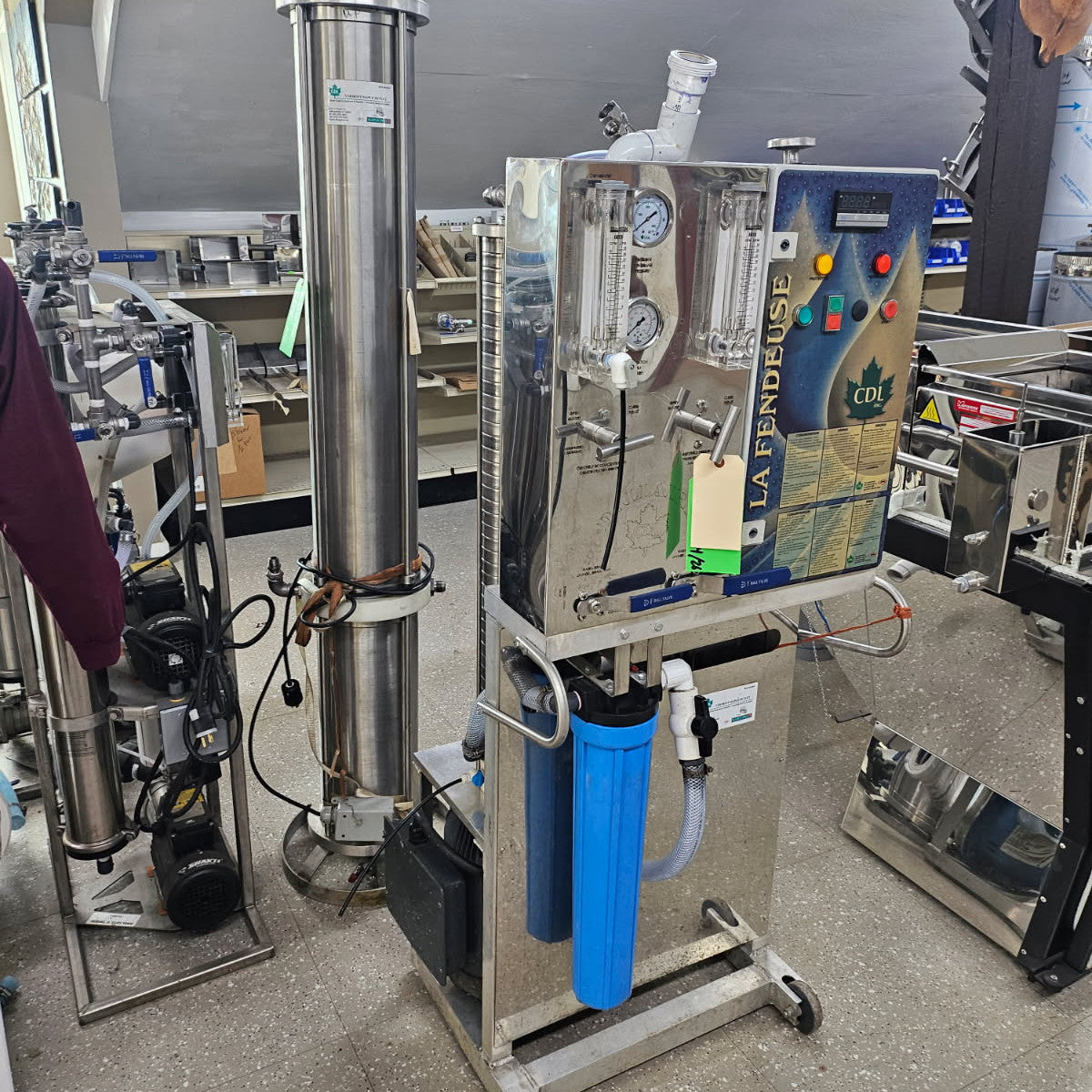 CDL 600 GPH RO Machine w/8" Membrane Storage Cannister