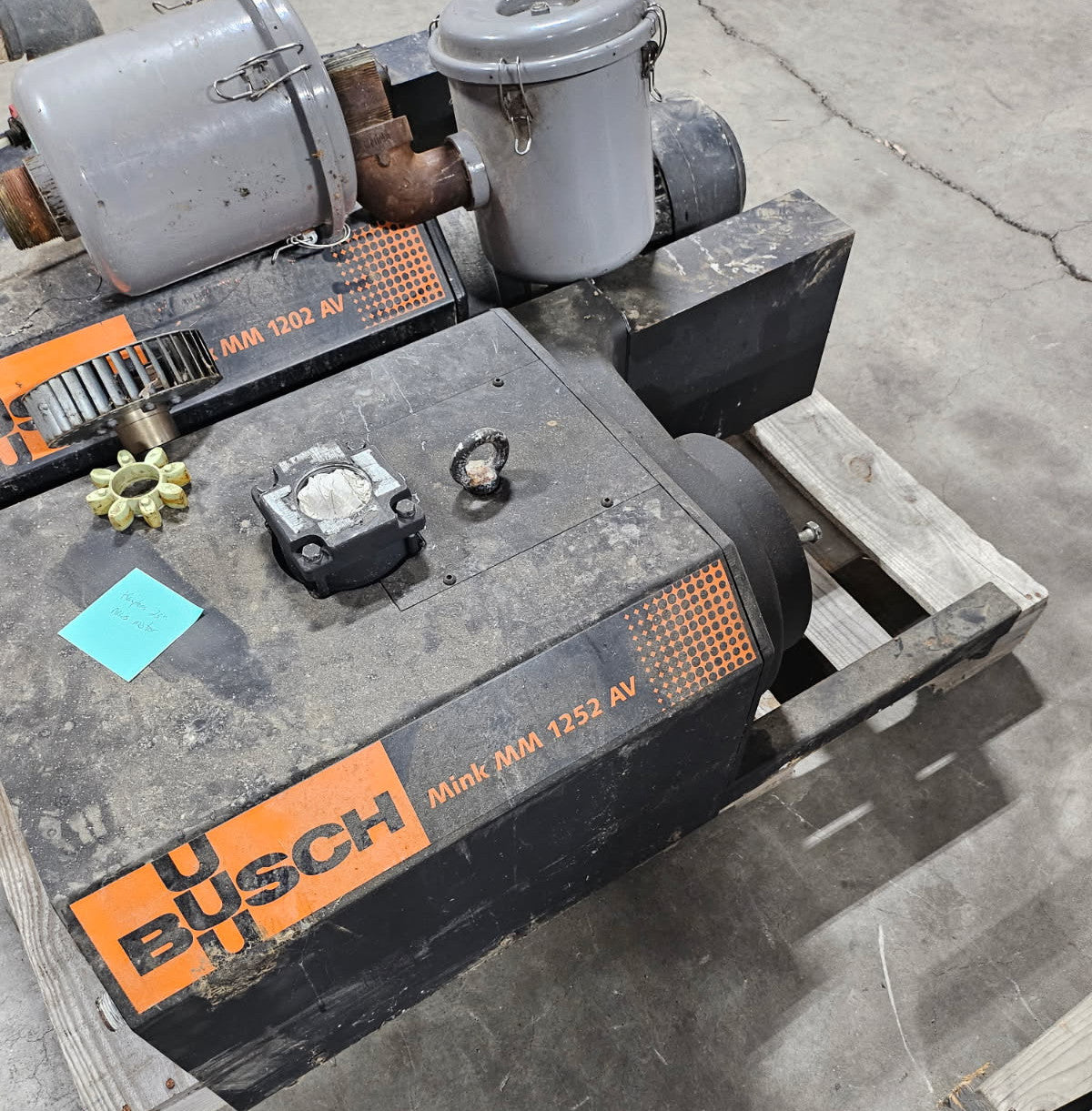 Used Busch Vacuum Pump, Model 1252, No Motor (pulls roughly 23") Sold As Is
