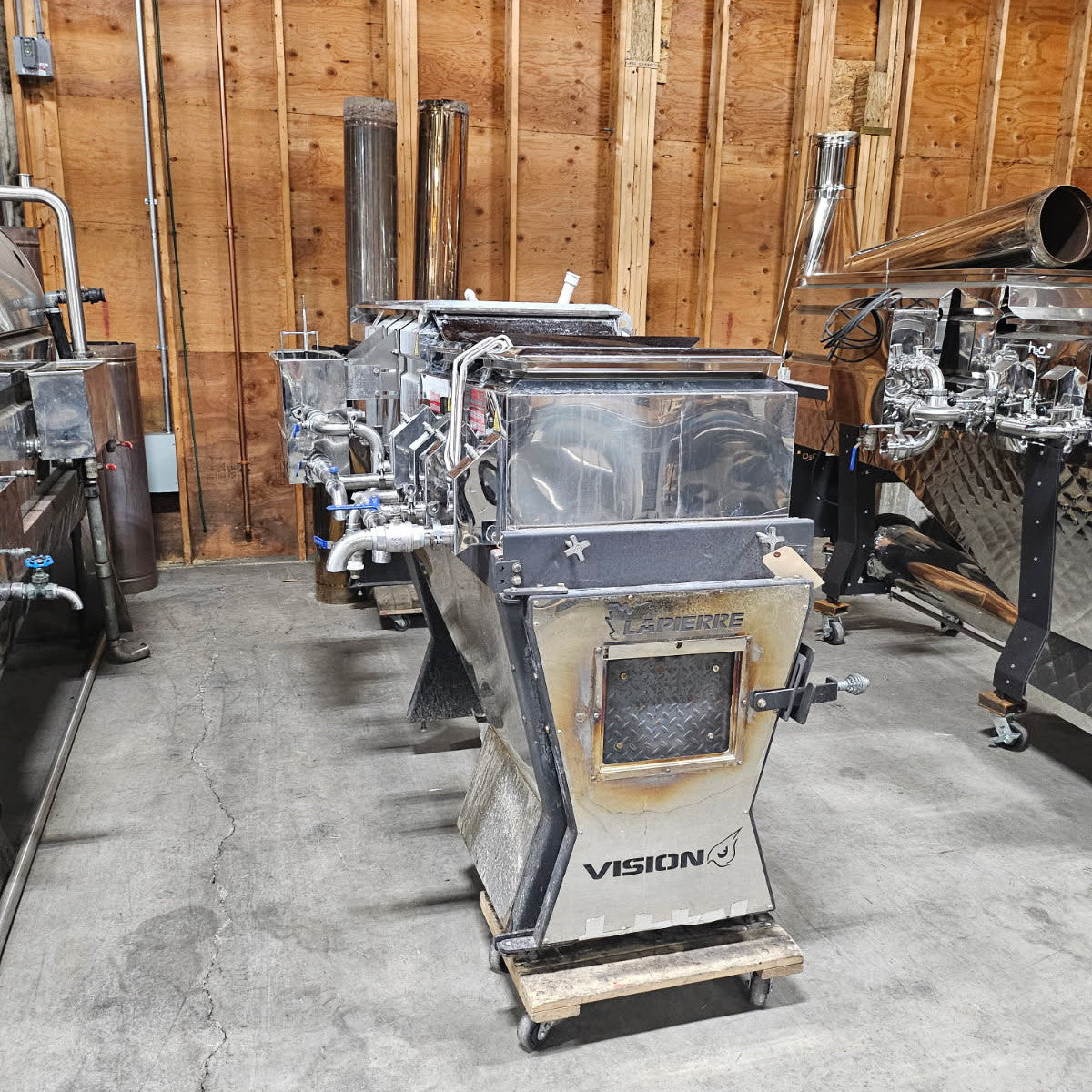 2'x8' Lapierre Vision Evaporator with Cross Flow Pans, Blower and Fire Bricks