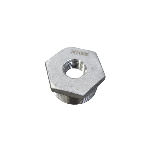 1 1/2" x 1/2" Stainless Thread Reducing Bushing