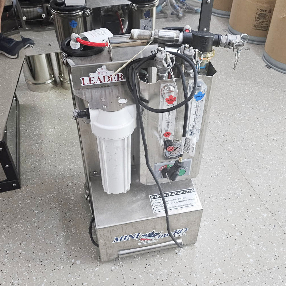 Used Leader Mini Micro RO Machine with Recirculation Pump — Bascom ...