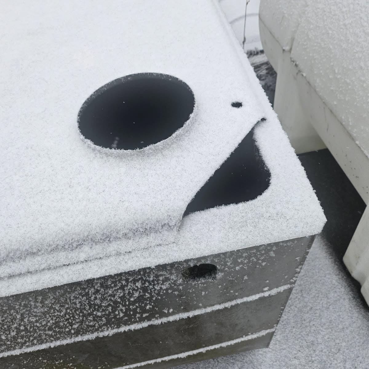 500 Gallon Rectangular Stainless Milk Bulk Tank