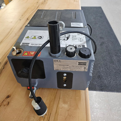 Atlas Copco GVS 16A, 1.2 HP Vacuum Pump, 11 CFM (used 2 seasons)