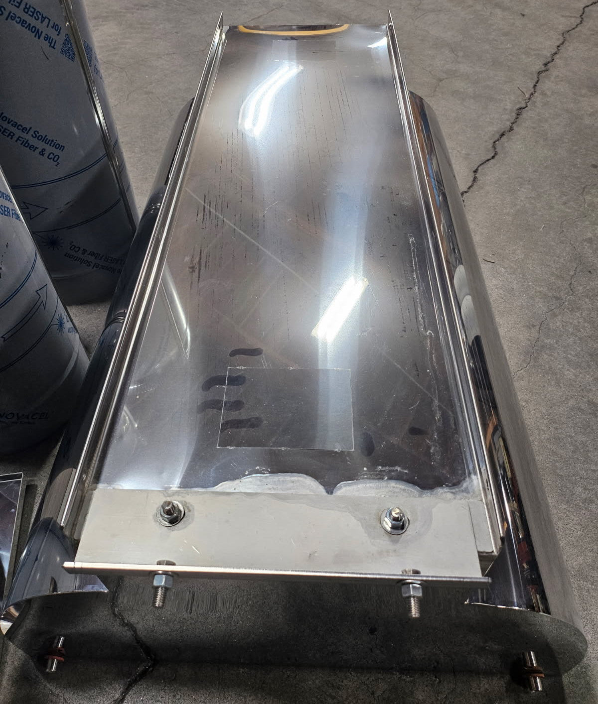 30"x3' Lapierre Front Pan Hood w/Thimble, 8' of 12" Stack and Stack Cover (New)