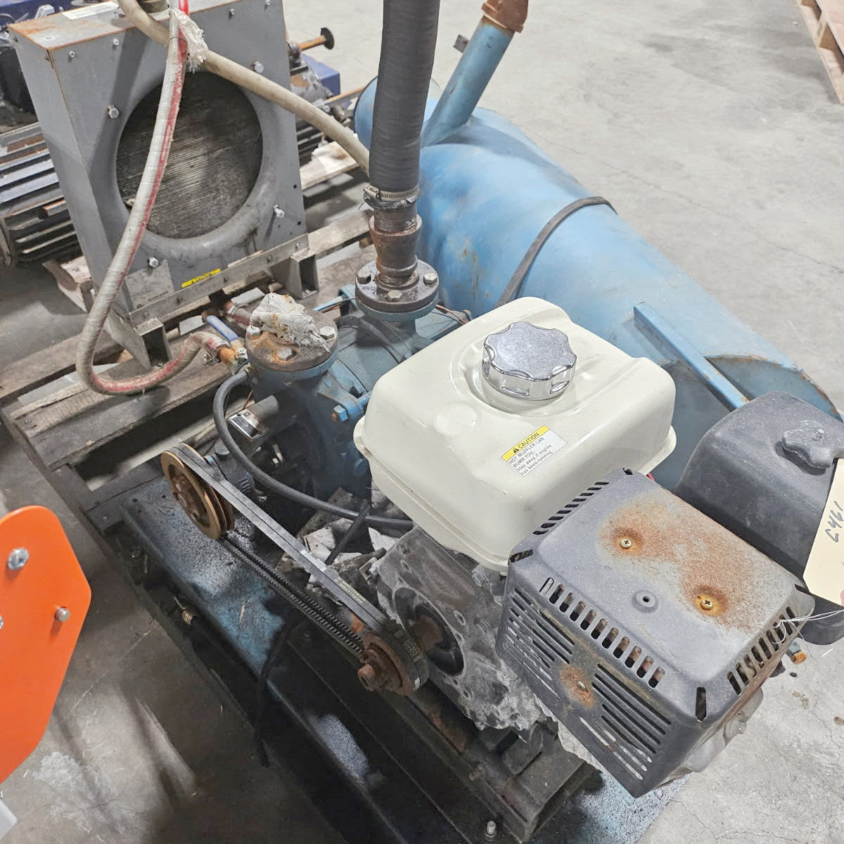 SIHI Gas Powered Vacuum Pump w/Radiator and Oil Reclaimer