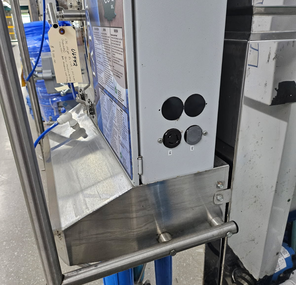 Used CDL 600gph RO with a 2nd Outlet (expandable), Spare 8" Membrane & Storage Cannister