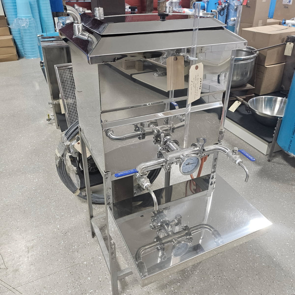 Used 12 Gallon Lapierre Water Jacketed Canner w/Stand