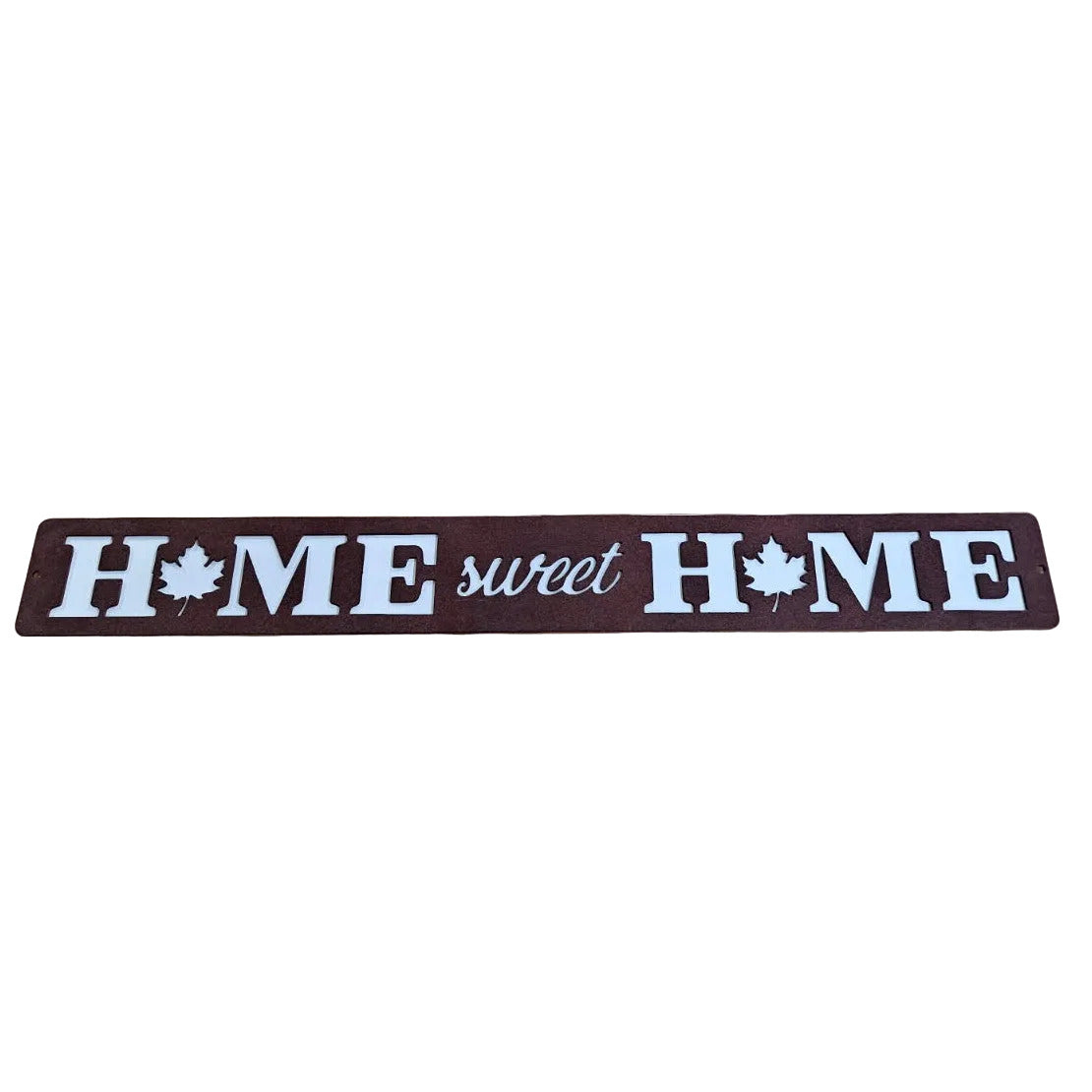 White Metal Backer for Home Sweet Home Sign