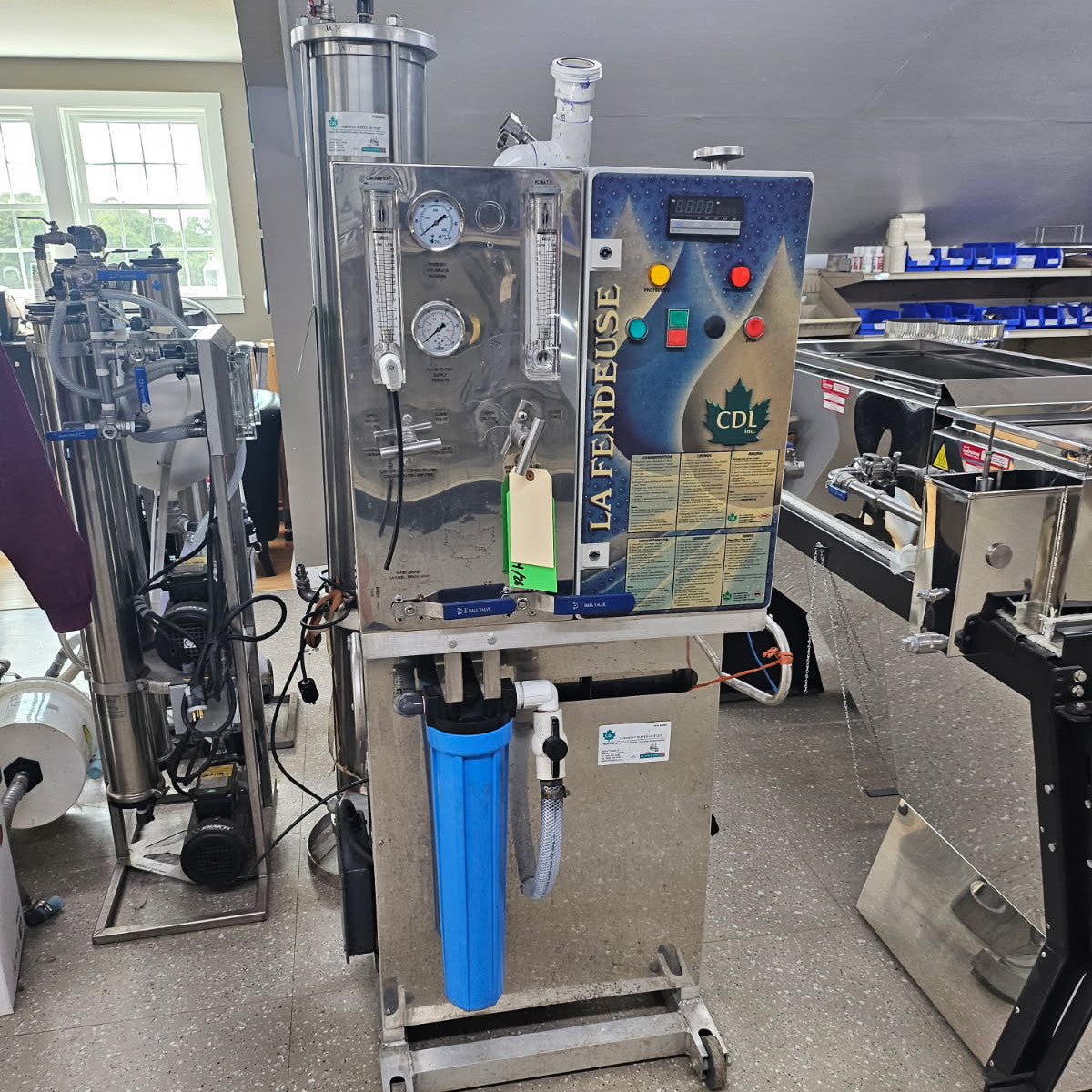 CDL 600 GPH RO Machine w/8" Membrane Storage Cannister