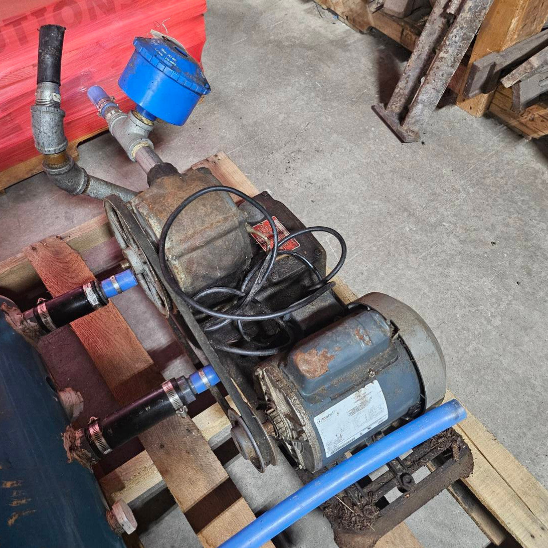 Delaval 73 Vacuum Pump with an Electric Motor