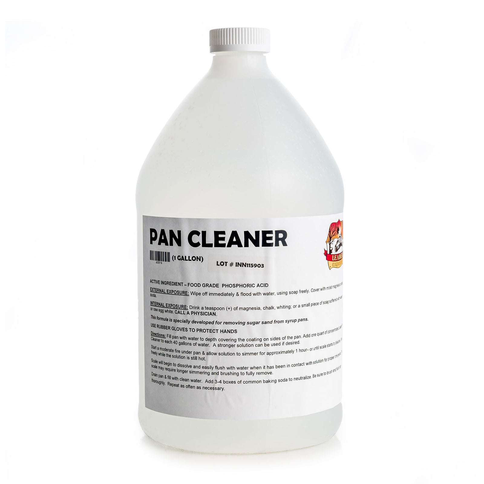 Gallon of Leader Pan Cleaner