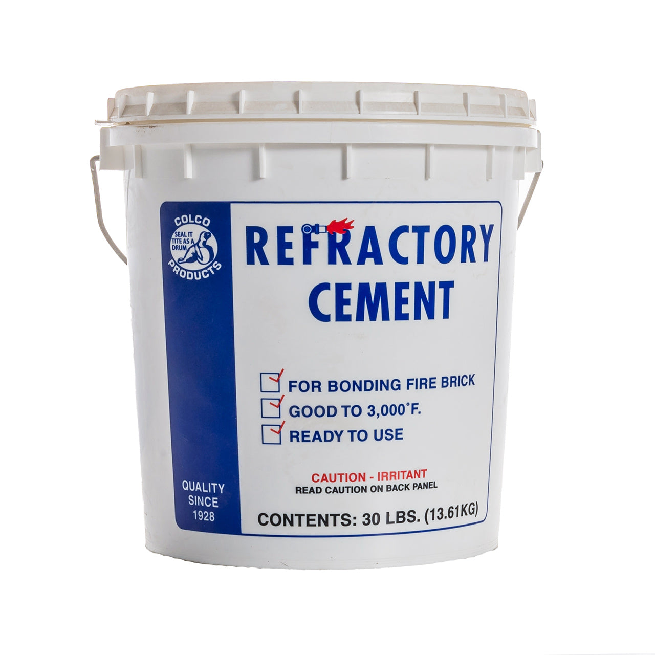 Refractory Cement 30lb Pail