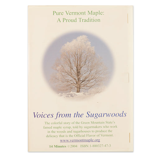 DVD-Voices From The Sugarwoods - While Supply Lasts