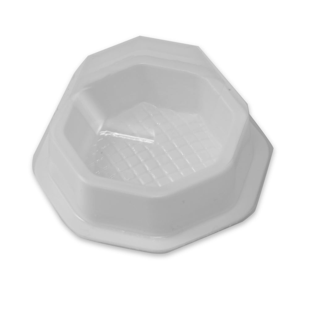 White Candy Box w/Clear Lid (holds 1 piece)