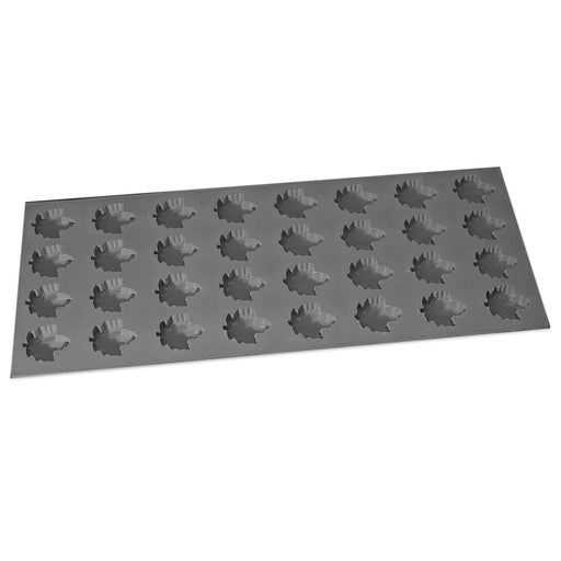 2 oz Leaf Rubber Candy Mold (32 Cavity)