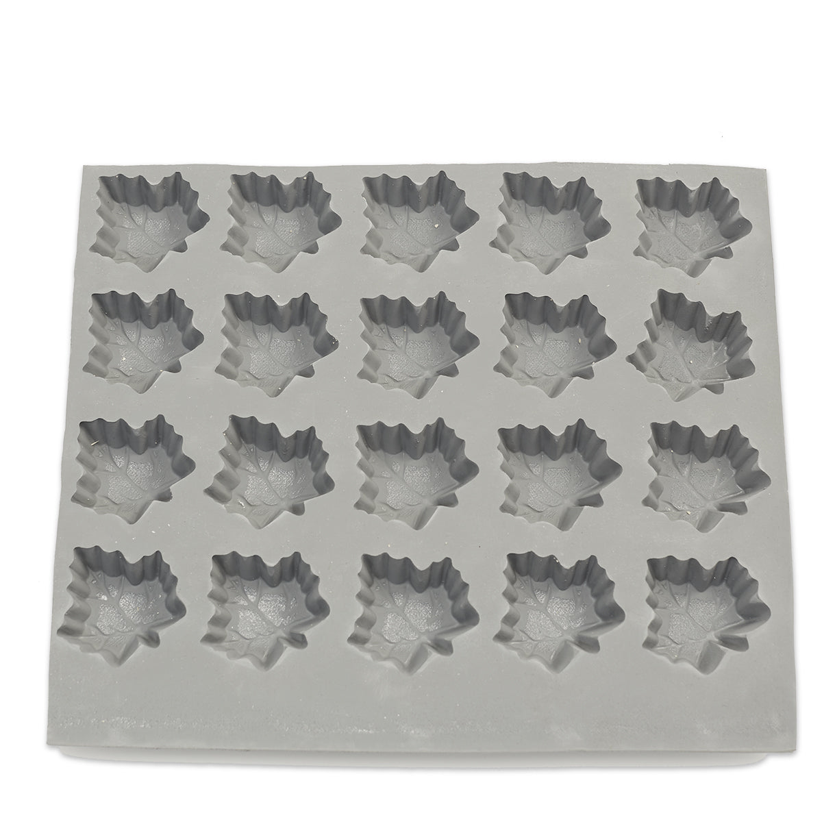 1/3 oz Maple Leaf Rubber Candy Mold (20 Cavity)