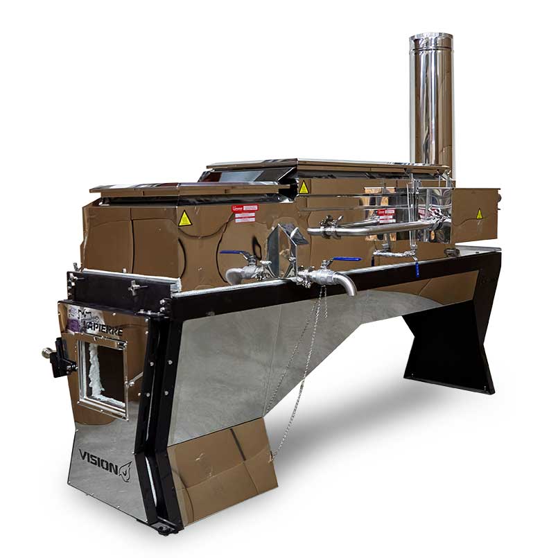 2'x6' Lapierre Vision Evaporator with Classic Pans — Maple Farms Inc