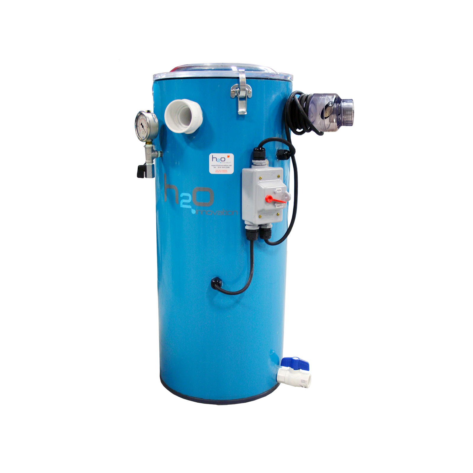 H2O Vertical Electric Releaser w/1 HP Pump, 12"x36" (no manifold)
