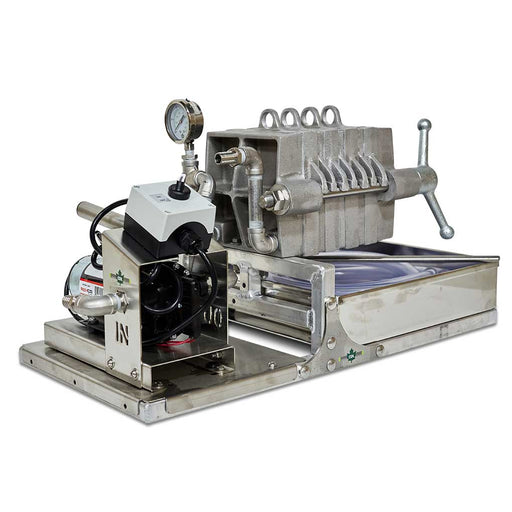 CDL 7" Filter Press with 4 Frames and a 1/2" Electric Diaphragm Pump