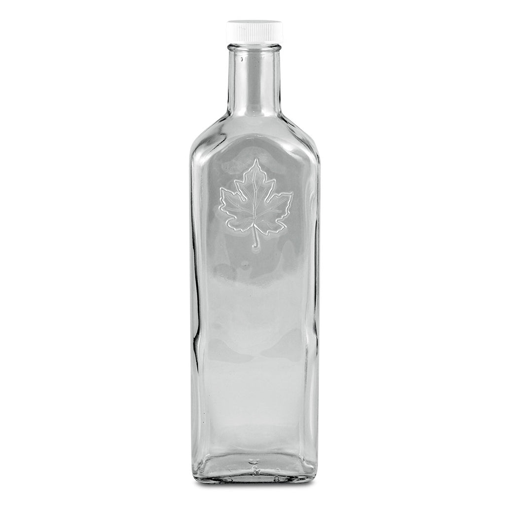 100 ml (3.4 oz) Glass Leaf Bottle (12 per case) —